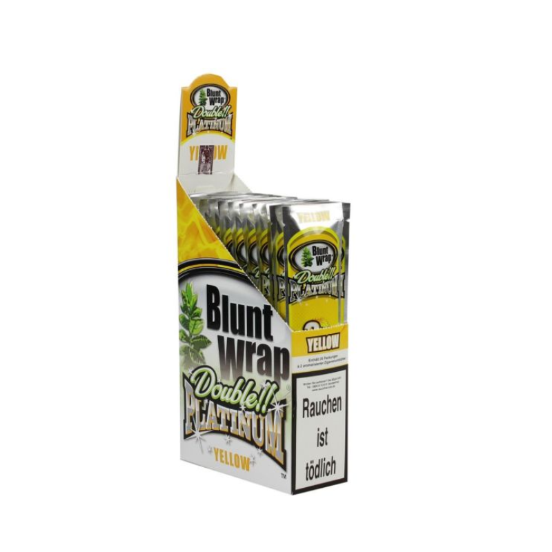 PLATINUM BLUNTS MANGO YELLOW 2S X 25