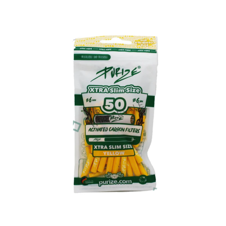 PURIZE® XTRAslim YELLOW 50 Bag 5.9MM