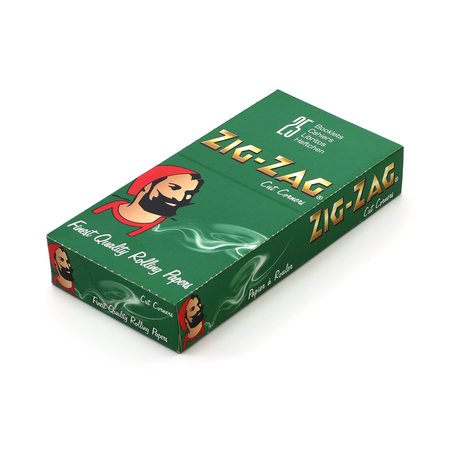 Zag-Zag-Green-Regular-Size-Rolling-Papers-25-Packs