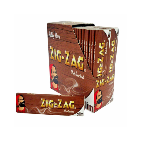 Zig Zag King Size Slim Unbleached Rolling Papers 50 Pack