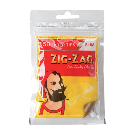 Zig Zag Slim Filter Tips Bag 150 x 10 bags