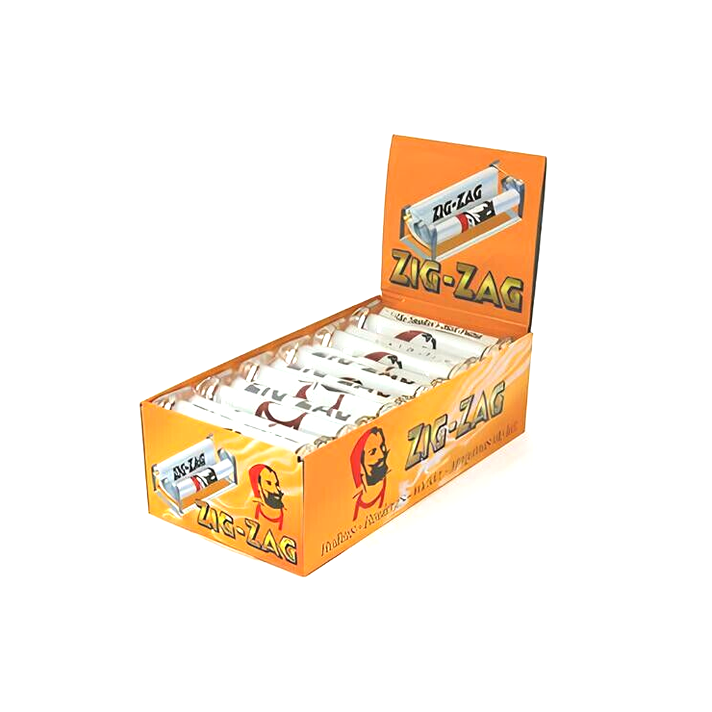 Zig Zag 70mm original Regular Roller Machine x 12 pack