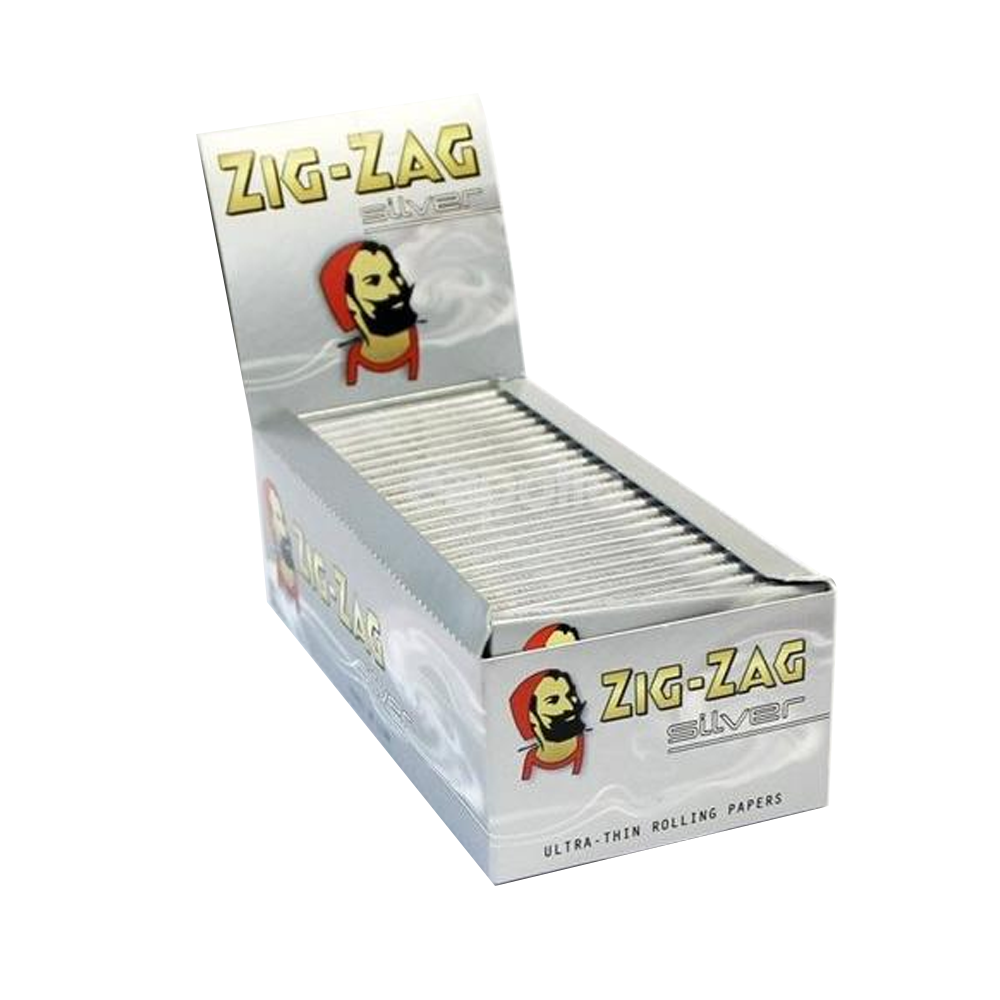 Zig Zag Silver Regular Paper x 50 pack
