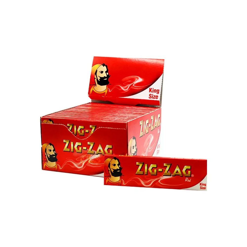Zig Zag Red King Size Rolling Papers 50 Pack