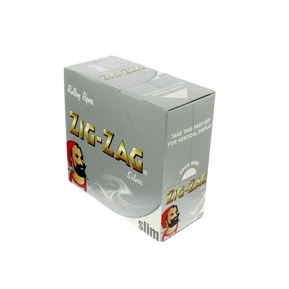 Zig Zag Silver King Size Rolling Papers 50 Pack