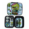 Zipper Set Smoking Zombi Party with Ashtray, Grinder, Tray, Bong and Containers Gift Set SS-0010