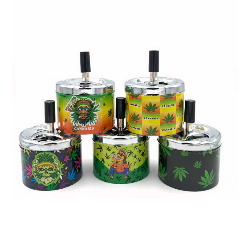 Smokeless Push Down Spinning Ashtray FE-0707 x 1