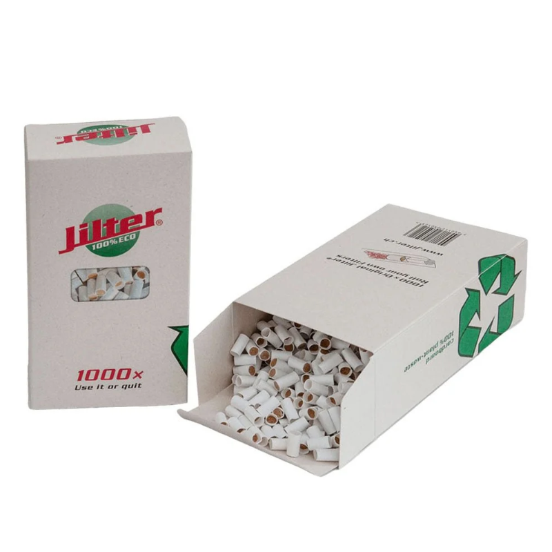 ECO-Jilter® 1000 Pack – Eco-Friendly 6mm Filters in Plant-Waste Box