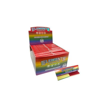 Elements Rainbow Connoisseur King Size Papers & Tips 24 pack