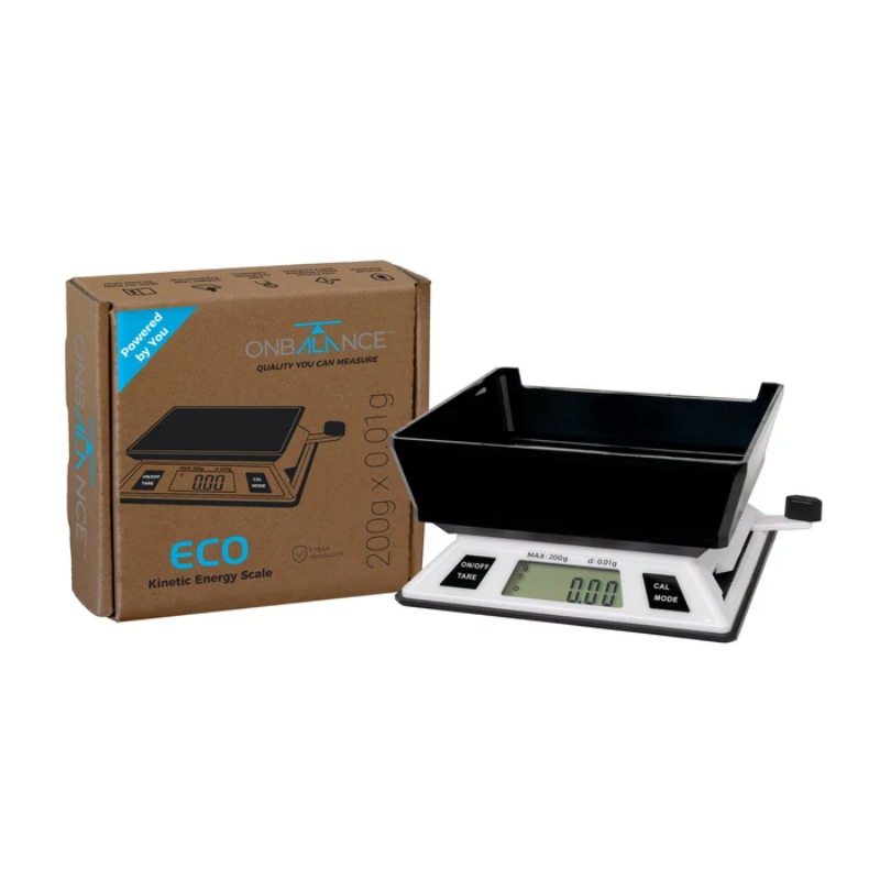 ECO-200-WH WORLD'S FIRST KINETIC SCALE! 200g x 0.01g