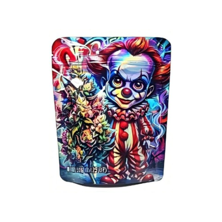 3.5g Trippy Graffiti Design Mylar Bags x 100 bags (1 pack) SS-1011